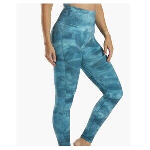 Free People Movement Leggings Green Good Karma 7/8 Tie-Dye M / L